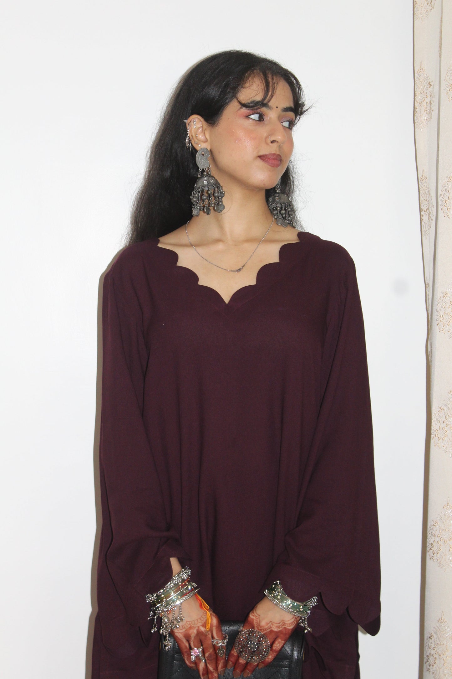 Elara Scallop Neck Kurta Patiala Co-Ord Set