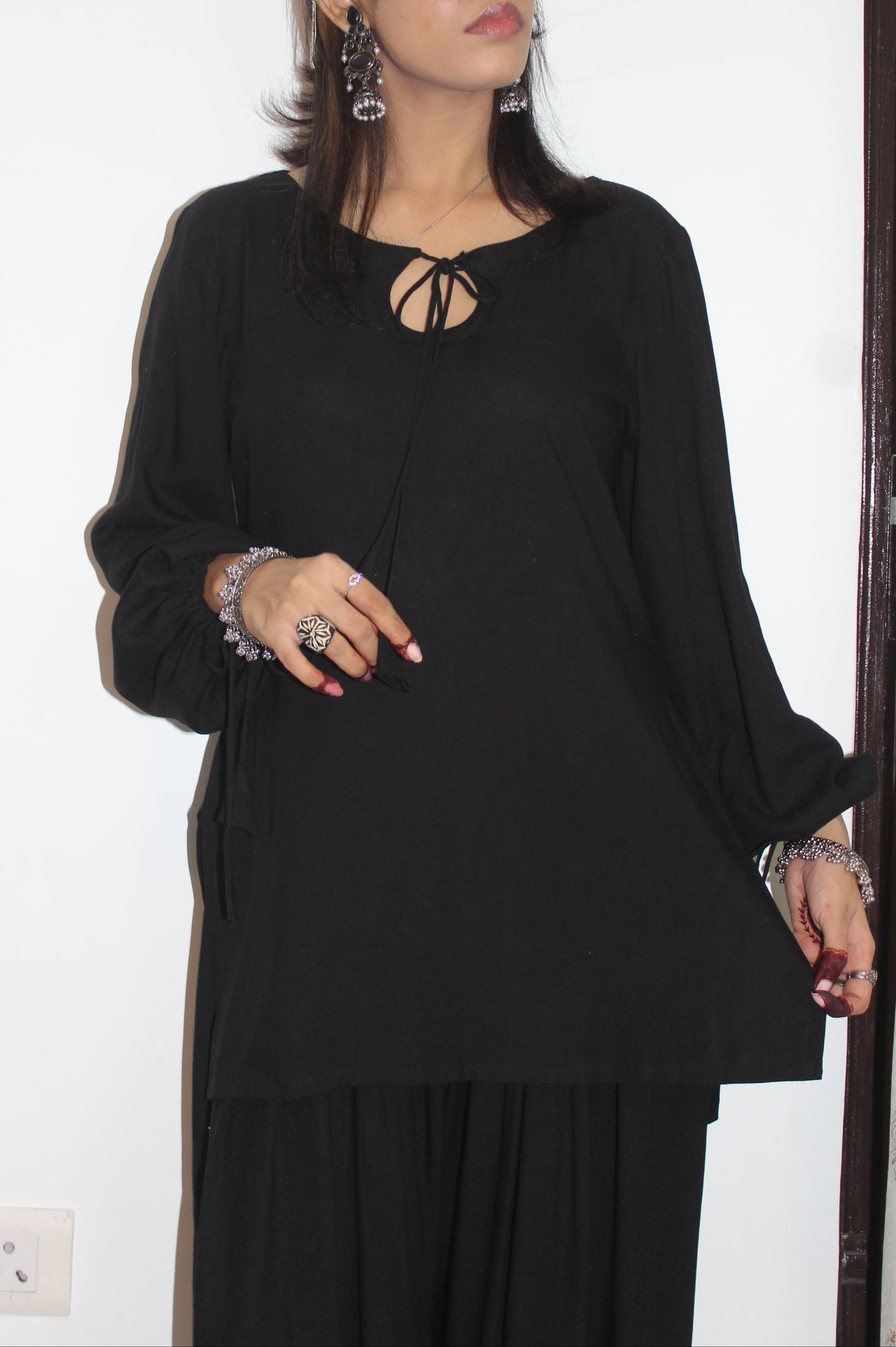 Elara Scallop Neck Kurta Patiala Co-Ord Set