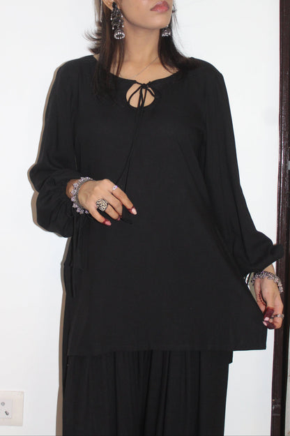 Elara Scallop Neck Kurta Patiala Co-Ord Set