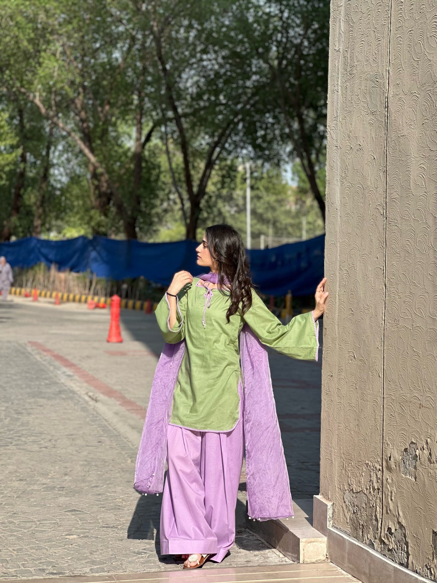Aafreen Pastel Farshi Coord