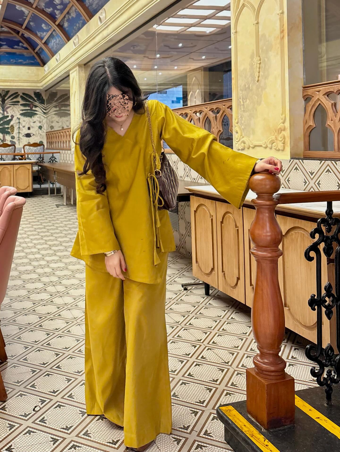 Barin Mustard Luxe Co-ord Set