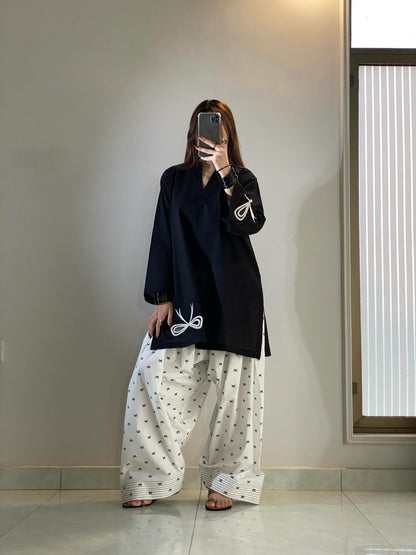 Kiara  Midnight Bow Co-Ord Set