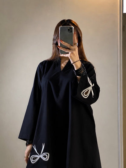 Kiara  Midnight Bow Co-Ord Set