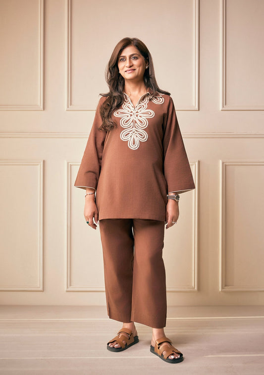 Mocha Tulum Co-ord Set