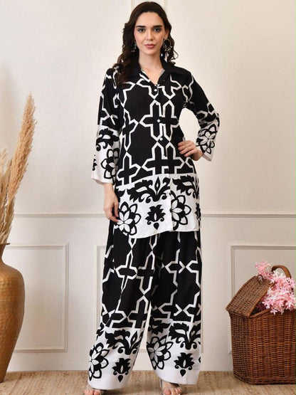 Zariya Black & White Daftar Farshi