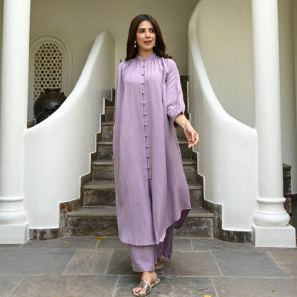 Lilac Rayon Co-Ord Set