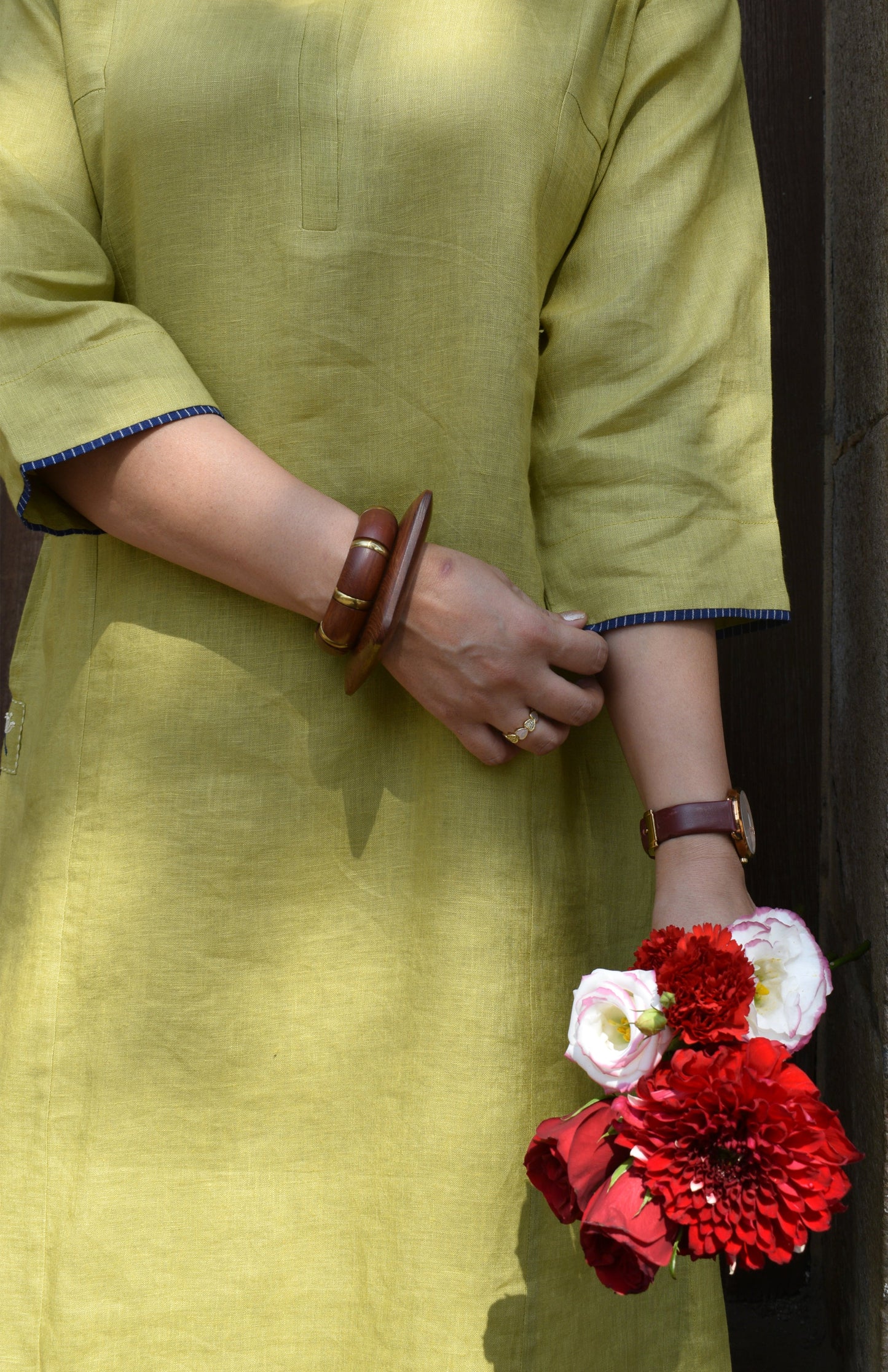 Fresh Lime Linen Co Ord Set