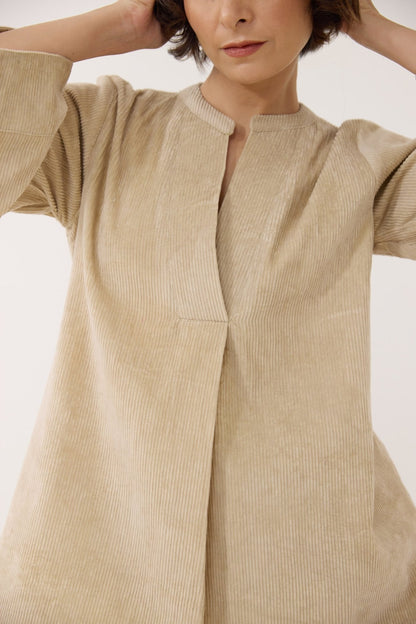 Ivory Corduroy Co-ord Set